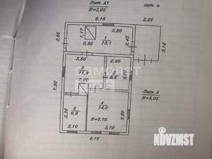 Дом 60м², 1-этажный, участок 10 сот.