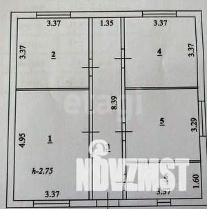 Дача 81м², 1-этажный, участок 5 сот.  