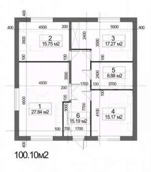 Дом 120м², 1-этажный, участок 10 сот.  