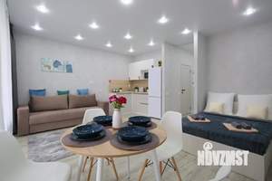 1-к квартира, посуточно, 40м2, 1/1 этаж