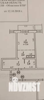 Студия квартира, посуточно, 32м2, 4/14 этаж