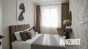 1-к квартира, посуточно, 56м2, 11/16 этаж