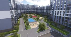 2-к квартира, на длительный срок, 43м2, 2/9 этаж