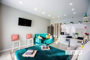 Студия квартира, посуточно, 36м2, 14/19 этаж