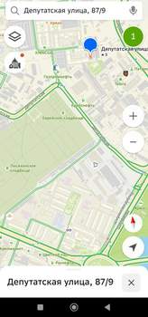 Студия квартира, на длительный срок, 36м2, 5/15 этаж