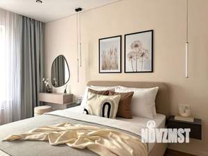 1-к квартира, посуточно, 46м2, 2/9 этаж