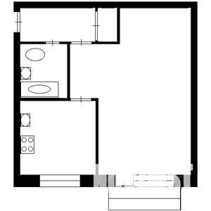 1-к квартира, на длительный срок, 32м2, 2/5 этаж
