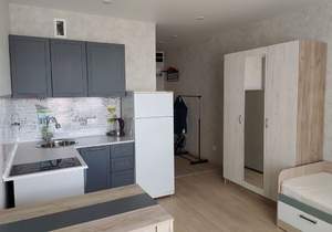 Студия квартира, на длительный срок, 30м2, 6/12 этаж