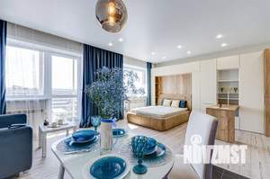 1-к квартира, посуточно, 45м2, 12/16 этаж