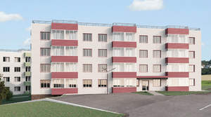 Студия квартира, на длительный срок, 23м2, 4/12 этаж