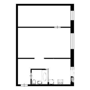2-к квартира, на длительный срок, 45м2, 1/4 этаж
