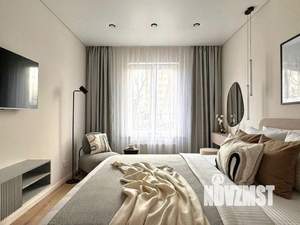 1-к квартира, посуточно, 46м2, 1/1 этаж