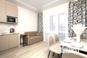 1-к квартира, посуточно, 40м2, 1/1 этаж