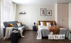 1-к квартира, посуточно, 35м2, 1/1 этаж