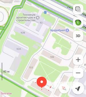 2-к квартира, на длительный срок, 46м2, 1/4 этаж