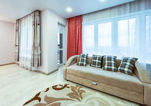 Студия квартира, на длительный срок, 46м2, 6/9 этаж