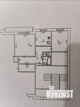 2-к квартира, на длительный срок, 50м2, 1/5 этаж