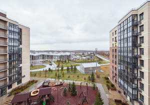 Студия квартира, на длительный срок, 46м2, 6/9 этаж