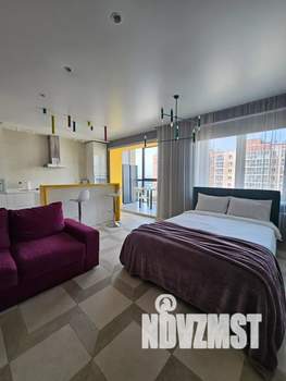 Студия квартира, посуточно, 40м2, 12/16 этаж