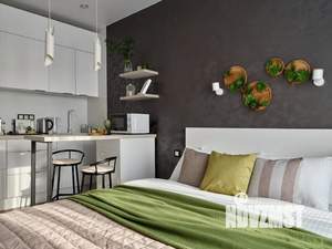 Студия квартира, посуточно, 25м2, 13/18 этаж