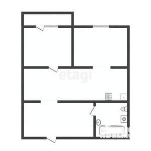 2-к квартира, на длительный срок, 47м2, 8/15 этаж