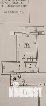 Студия квартира, посуточно, 32м2, 4/14 этаж