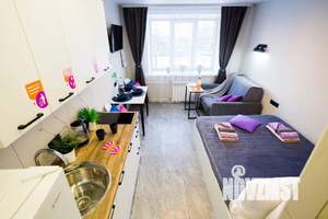 Студия квартира, посуточно, 20м2, 2/5 этаж