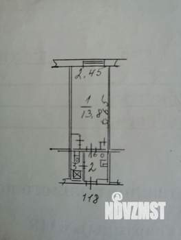 Студия квартира, на длительный срок, 20м2, 5/6 этаж