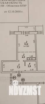 Студия квартира, посуточно, 32м2, 4/14 этаж
