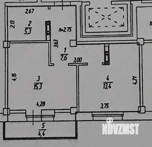 1-к квартира, на длительный срок, 42м2, 6/9 этаж