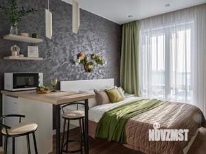 1-к квартира, посуточно, 25м2, 1/1 этаж