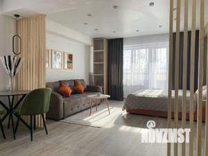 1-к квартира, посуточно, 38м2, 1/1 этаж