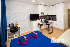 Студия квартира, посуточно, 35м2, 7/17 этаж