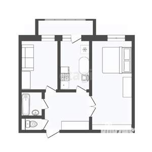 2-к квартира, на длительный срок, 65м2, 2/9 этаж