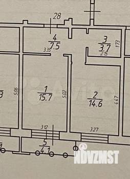 2-к квартира, на длительный срок, 41м2, 7/12 этаж