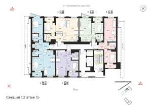 3-к квартира, вторичка, 71м2, 15/19 этаж