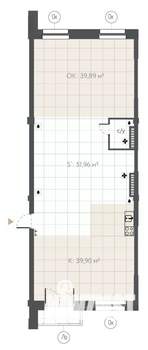 Студия квартира, вторичка, 135м2, 3/8 этаж