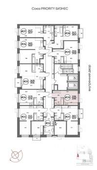 Студия квартира, строящийся дом, 22м2, 10/19 этаж