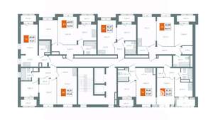 2-к квартира, вторичка, 51м2, 14/14 этаж