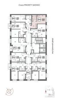 Студия квартира, строящийся дом, 26м2, 3/19 этаж