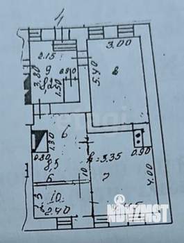 3-к квартира, вторичка, 55м2, 1/1 этаж