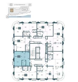 1-к квартира, вторичка, 47м2, 5/20 этаж