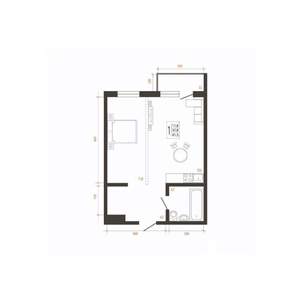 1-к квартира, вторичка, 41м2, 5/10 этаж