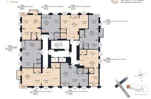 2-к квартира, вторичка, 67м2, 4/18 этаж