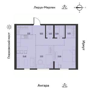 3-к квартира, вторичка, 60м2, 12/19 этаж