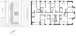 1-к квартира, вторичка, 40м2, 9/10 этаж