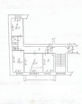 3-к квартира, вторичка, 64м2, 5/5 этаж