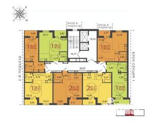 2-к квартира, вторичка, 45м2, 2/19 этаж