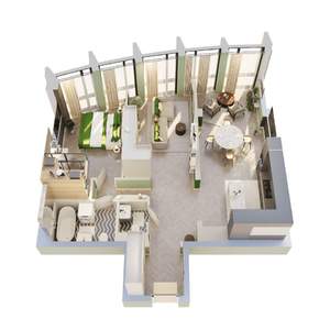 2-к квартира, вторичка, 81м2, 2/7 этаж