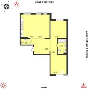 3-к квартира, вторичка, 107м2, 2/14 этаж